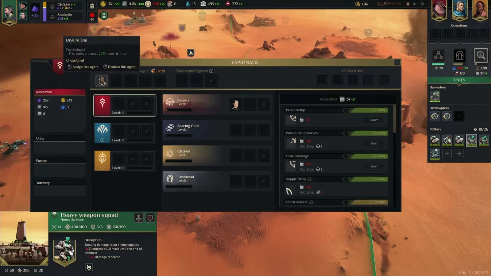 即时战略游戏《沙丘:香料战争》早期体验版正式登陆Steam