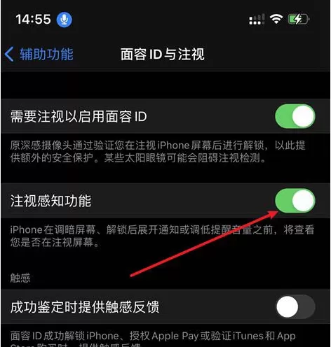 如何关闭iPhone12注视感知?iPhone12关闭注视感知功能讲解
