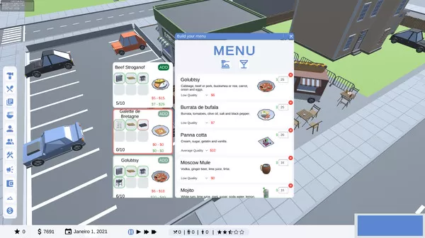 经营模拟类游戏《模拟厨师:餐厅管理》Steam抢先体验 4月发售支持简中