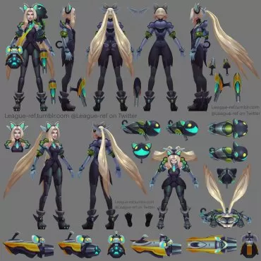 《英雄联盟》灰烬骑士团皮肤派克/卡萨丁原画公布