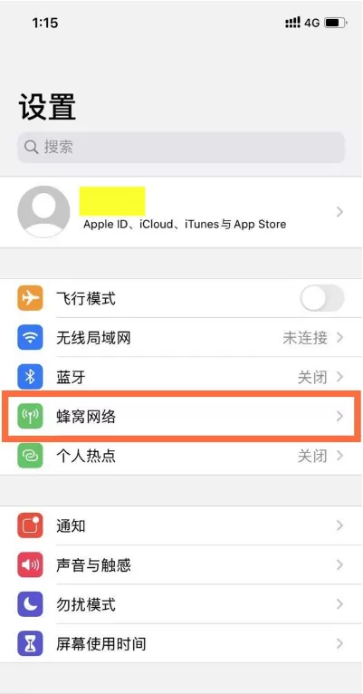 苹果12蜂窝数据如何打开?苹果12蜂窝数据打开步骤