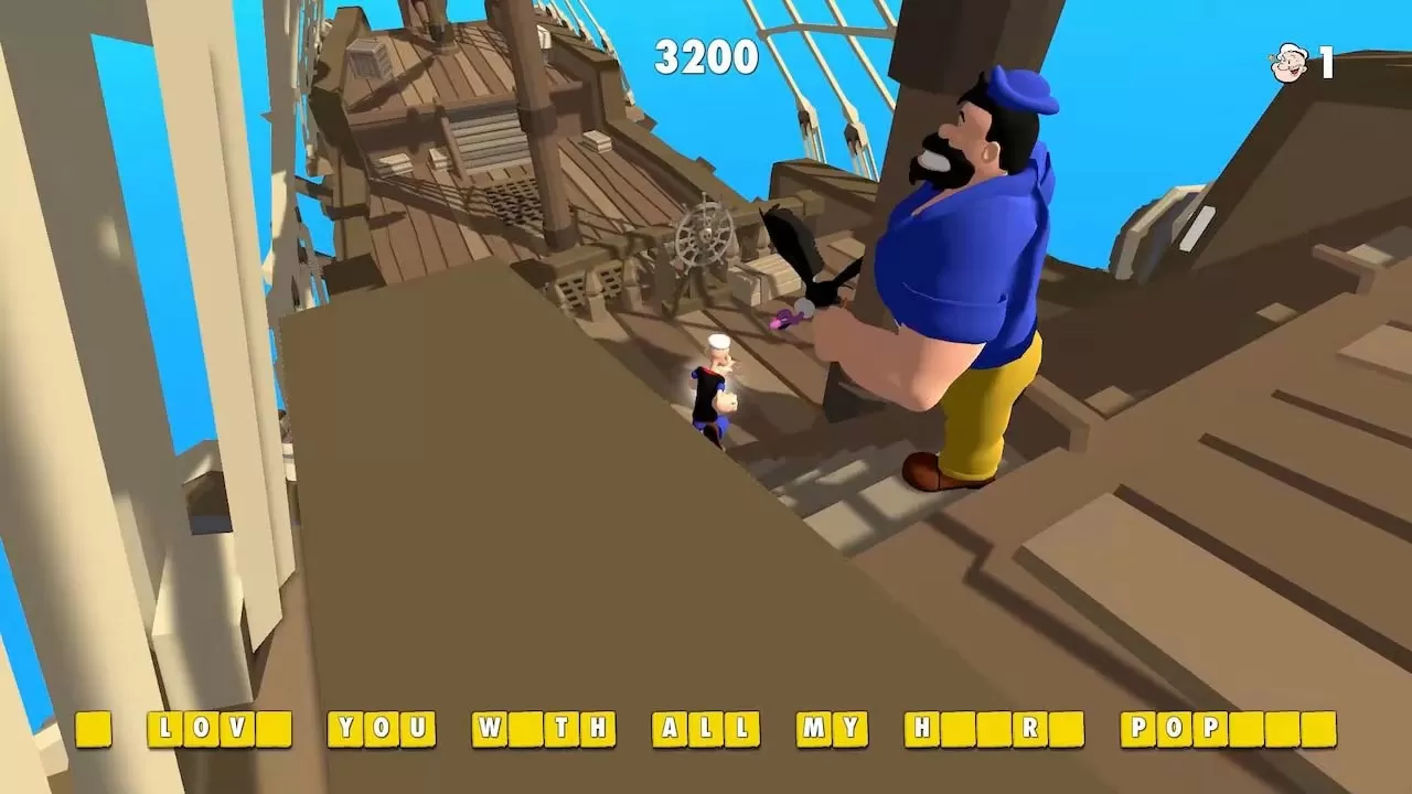 全新快节奏3D《大力水手》11月4日正式登陆Switch