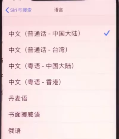 iphone11中设置Siri语言的具体方法