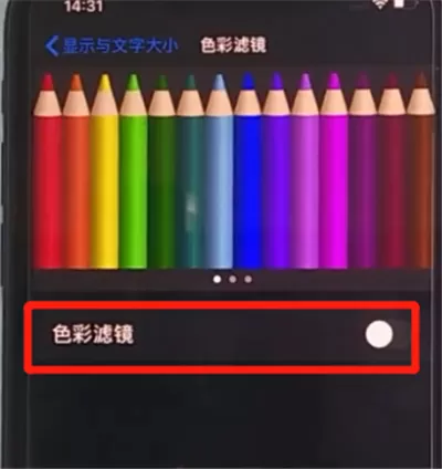 iphone11中打开色彩滤镜的详细方法