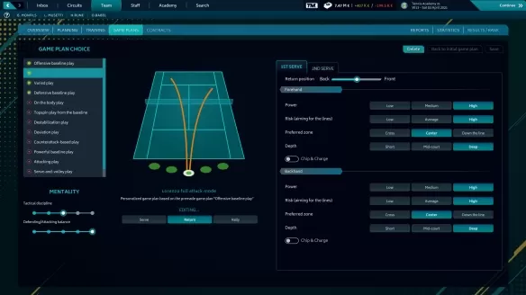 网球经理人模拟游戏《网球经理2021》Steam抢先体验 限时折扣价153元
