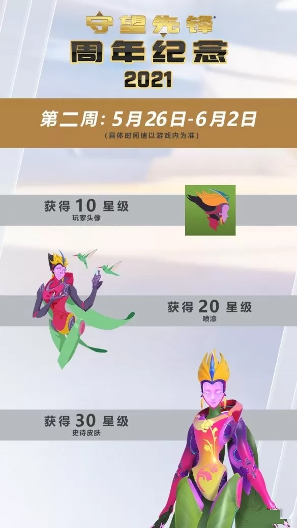 《守望先锋》迎来五周年庆典活动 登录即可获周年传奇补给