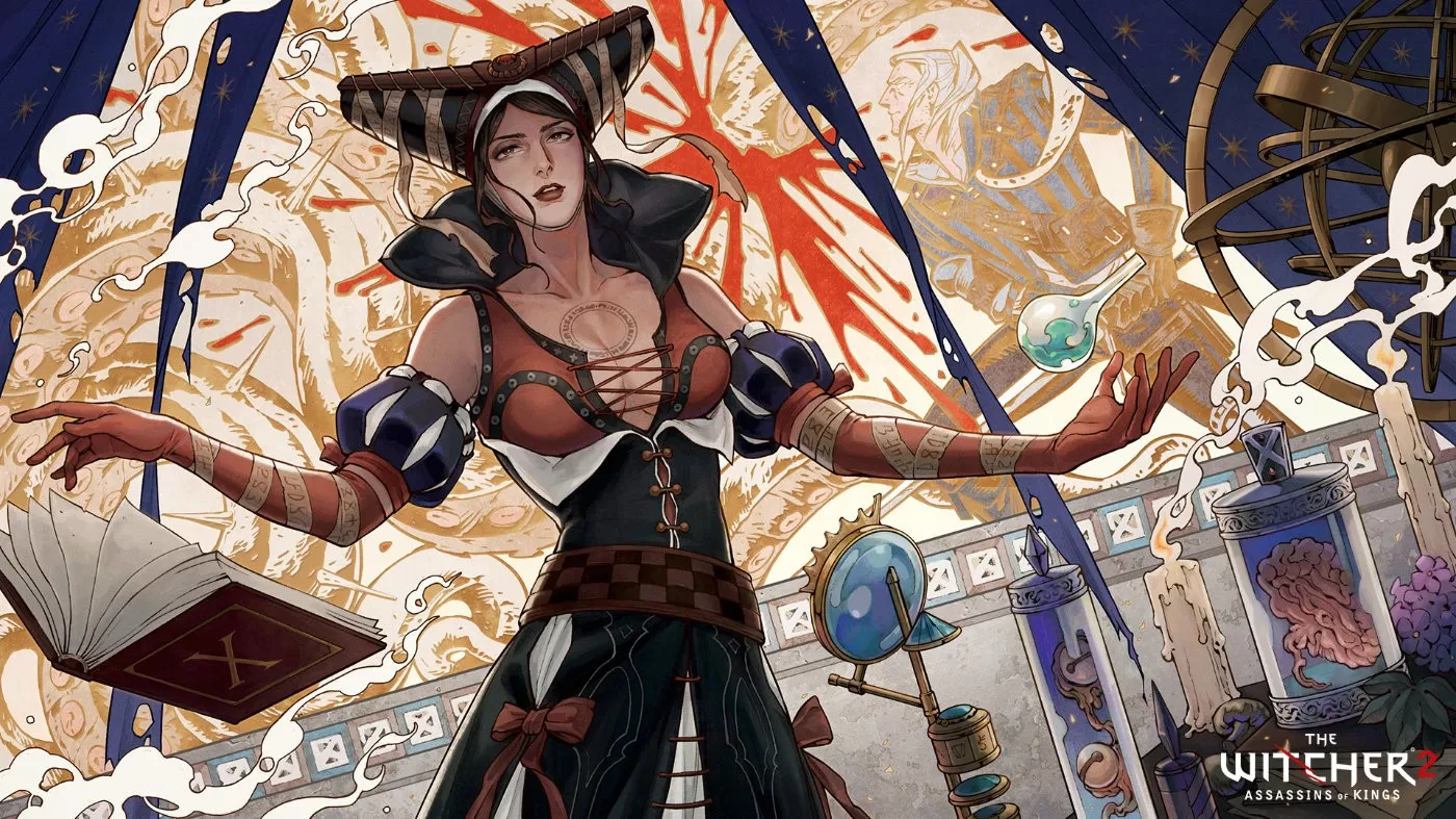 《巫师2:国王刺客》9张标志角色艺术绘图庆十周年