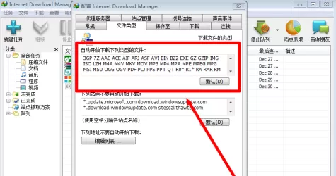 IDM下载器怎么支持自动下载文件类型?IDM下载器支持自动下载文件类型的方法
