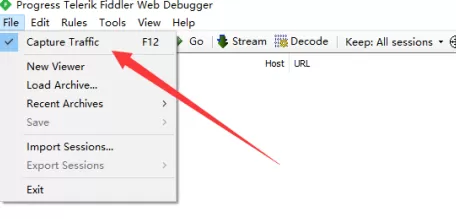 Fiddler怎样捕获请求?Fiddler捕获请求的方法