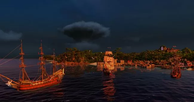 《海商王4》一张过场CG图公开 采用回合制
