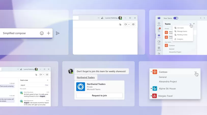 以公共预览版的形式上线 微软重新设计Microsoft Teams:安装速度提升了2倍,内存占用减少50%