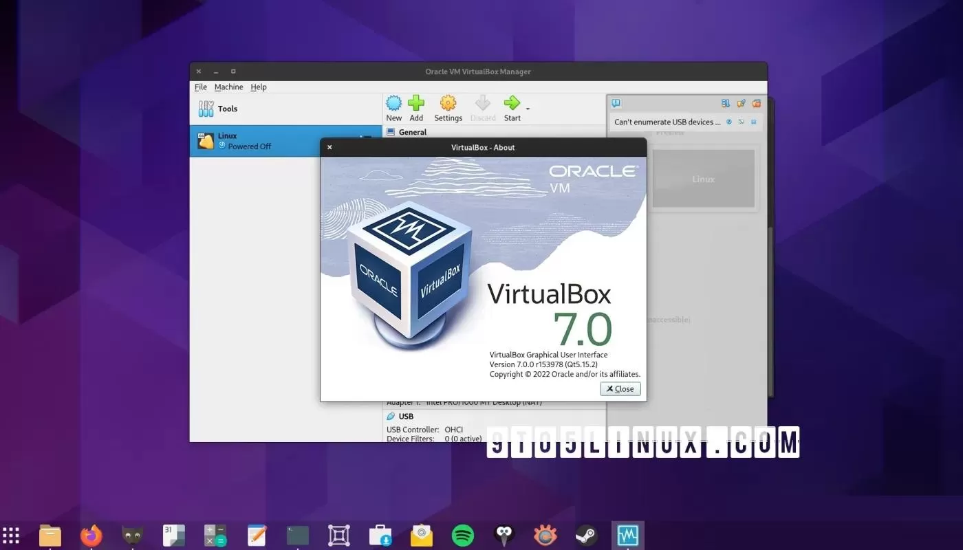 免费开源虚拟机VirtualBox 7.0.4发布