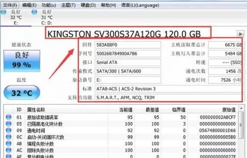 CrystalDiskInfo硬盘检测工具怎么查看参数?CrystalDiskInfo硬盘检测工具查看参数的方法