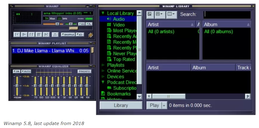 新一代 Winamp 音乐播放器即将回归