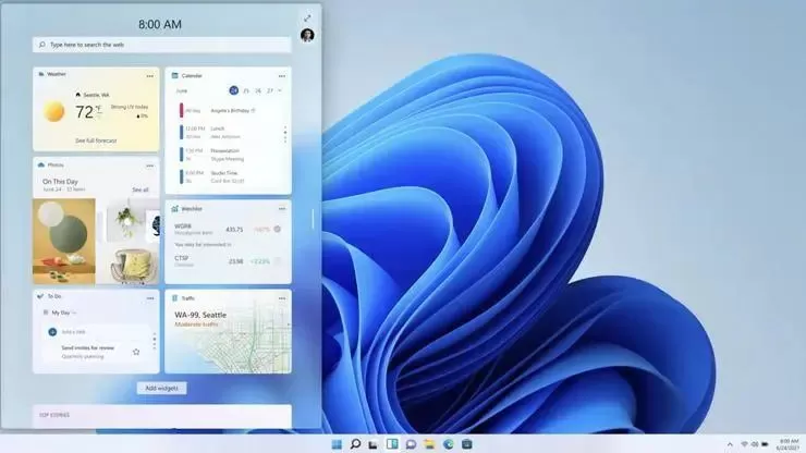 Win11操作系统无缝兼容支持安卓App!新增窗口插件 Wigets