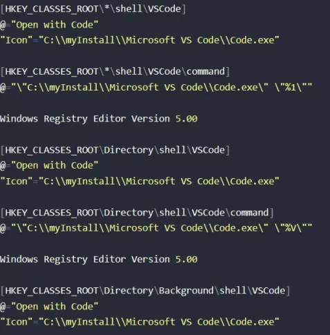 Vscode如何添加到右键菜单?Vscode添加到右键菜单的方法