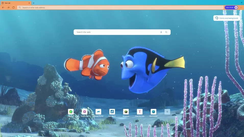 Edge 浏览器新增全新儿童模式 点击头像即可切换
