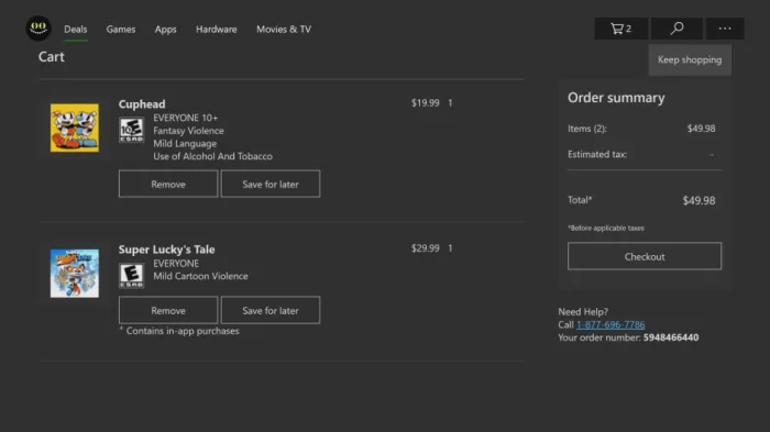 微软Microsoft Store上线购物车功能!