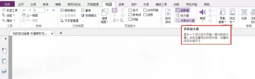 福昕PDF编辑器怎么设置仿真放大镜?福昕PDF编辑器设置仿真放大镜教程