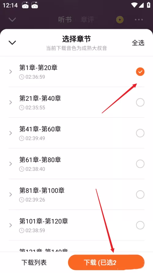 番茄小说如何下载听书音频?番茄小说下载听书音频的方法