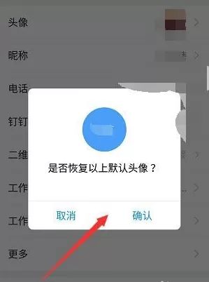 钉钉如何恢复默认头像?钉钉恢复默认头像的方法