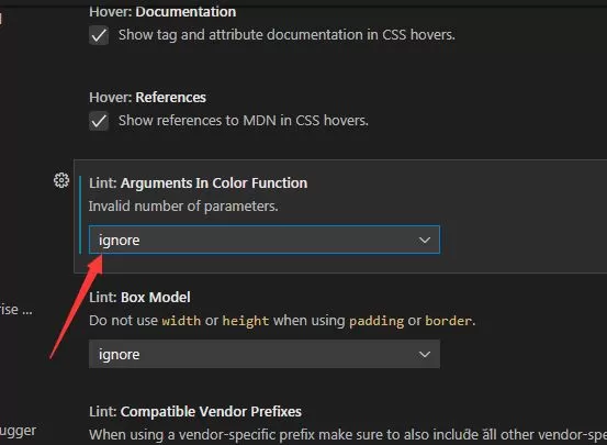 vscode怎么设置lint参数同意?vscode设置lint参数同意教程