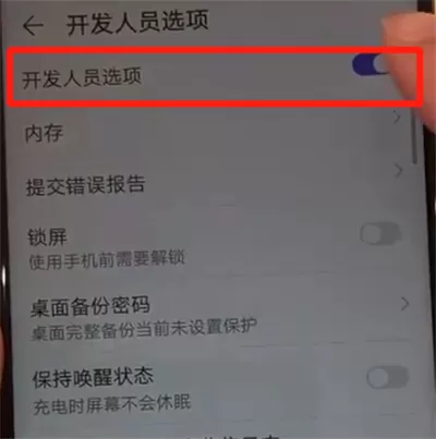 华为nova4中开启开发者选项的操作教程