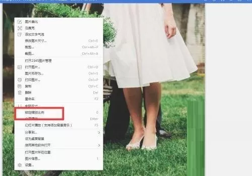 2345看图王怎么使用锁定缩放比例?2345看图王使用锁定缩放比例方法