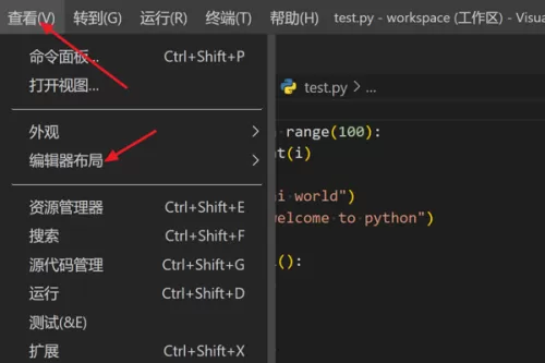 Vscode怎么打开三行布局?Vscode打开三行布局教程