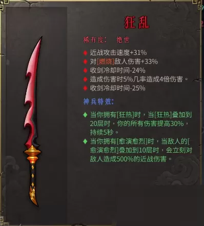 暖雪狂乱武器怎么样?暖雪狂乱武器介绍