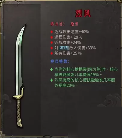暖雪烈风武器怎么样？暖雪烈风武器介绍