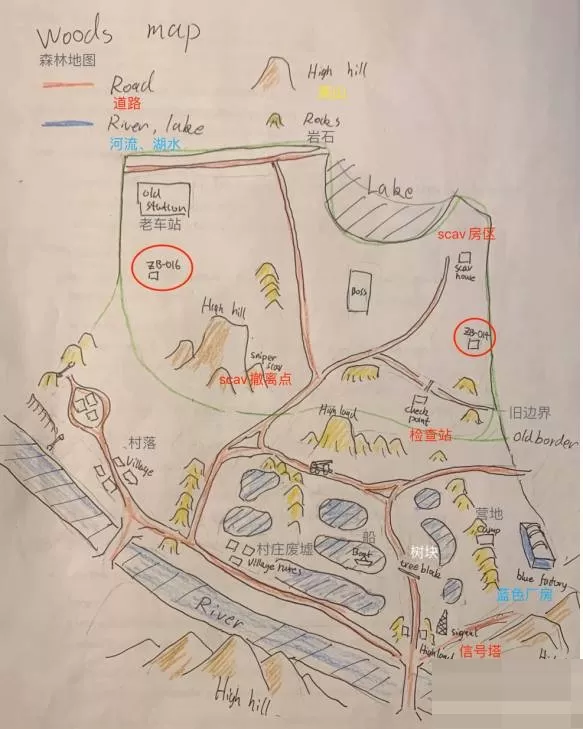 逃离塔科夫森林地图中有哪些点位?逃离塔科夫森林地图中点位介绍