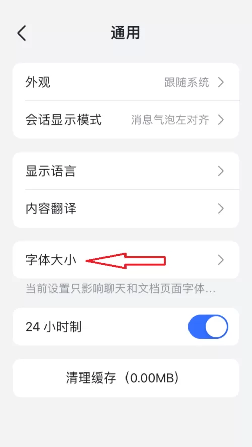 飞书字体大小怎么设置?飞书字体大小设置教程