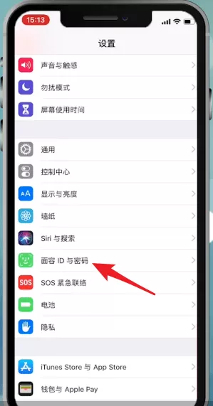苹果手机设置面容id的操作流程