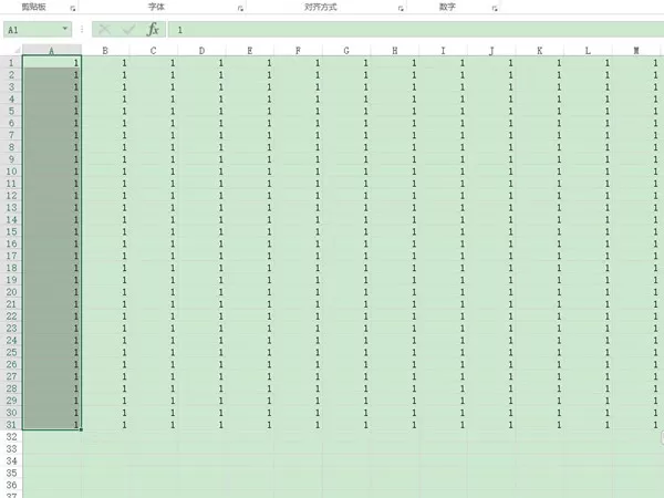 怎么全选excel表格的全部数据?excel选择全部数据教程
