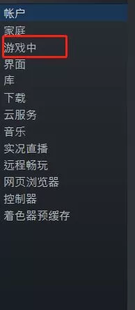 steam如何开启在游戏中启用steam界面?steam开启在游戏中启用steam界面操作步骤