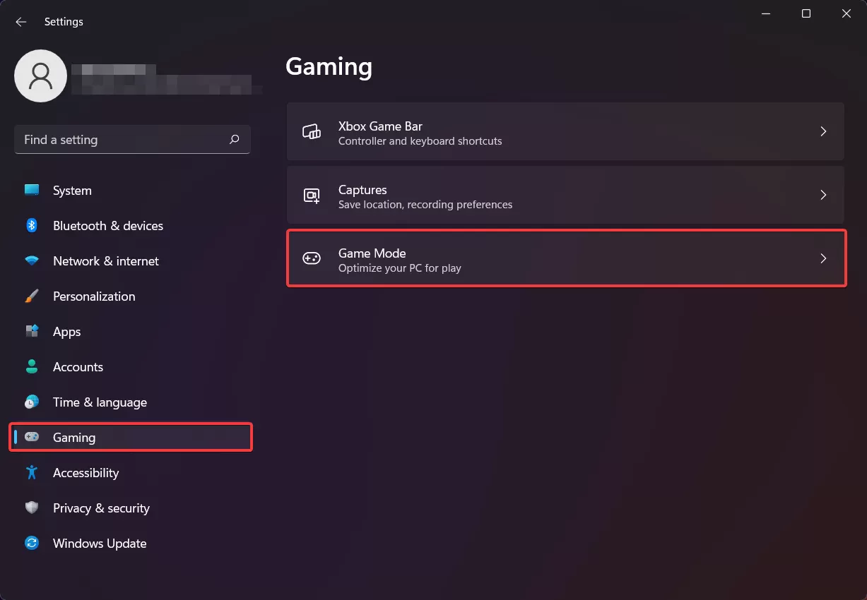 Win11怎么禁用游戏模式?Win11禁用游戏模式的方法