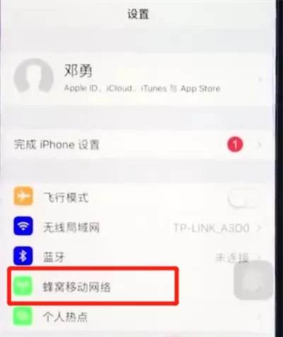 ios12关闭APP使用流量的详细操作