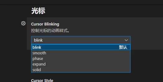 vscode在哪里设置鼠标光标动画?vscode设置鼠标光标动画方法步骤