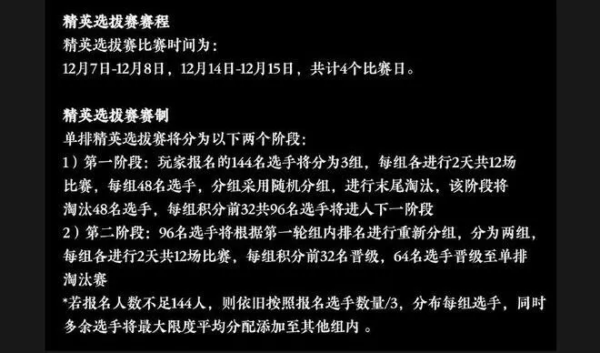 永劫无间世界冠军赛中国赛区规则是什么?永劫无间世界冠军赛中国赛区赛制奖金介绍