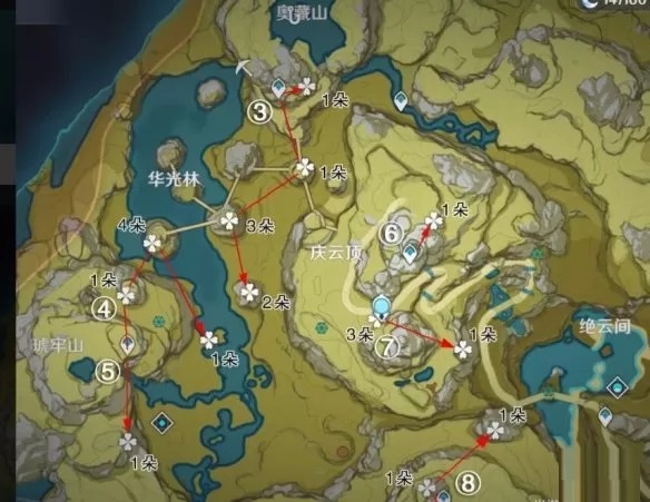 原神2.2清心在哪采集?原神2.2清心采集点介绍