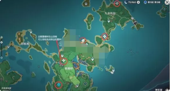 原神医樱雷樱树在哪里?原神医樱雷樱树位置介绍