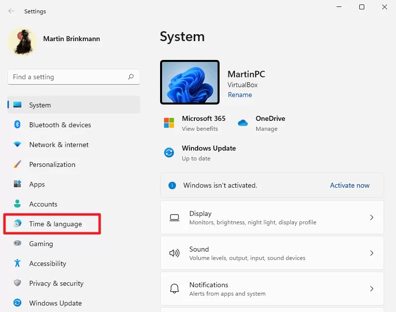 Win11如何更改界面语言?Win11更改界面语言方法