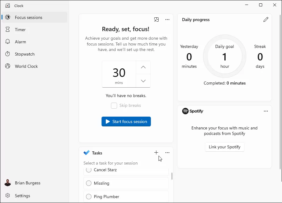 如何在Win11上使用Focus Sessions?Win11上使用Focus Sessions的方法