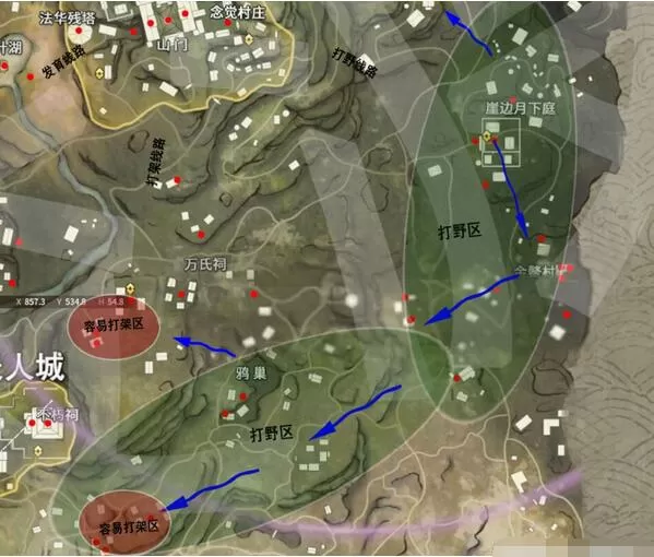 永劫无间金绿资源点位置介绍 永劫无间金绿资源点分布在哪?