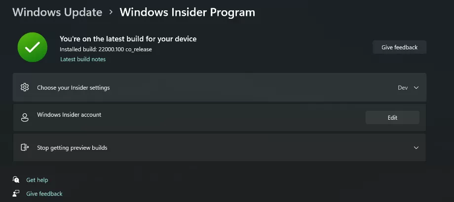 Windows11预览体验计划无法选择渠道怎么办?Windows11预览体验计划无法选择渠道解决办法