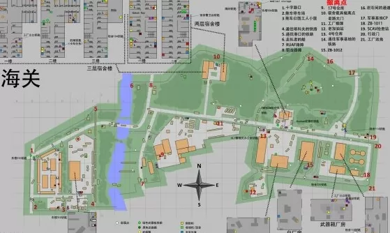 逃离塔科夫海关地图撤离点在哪？逃离塔科夫海关地图撤离点分布位置