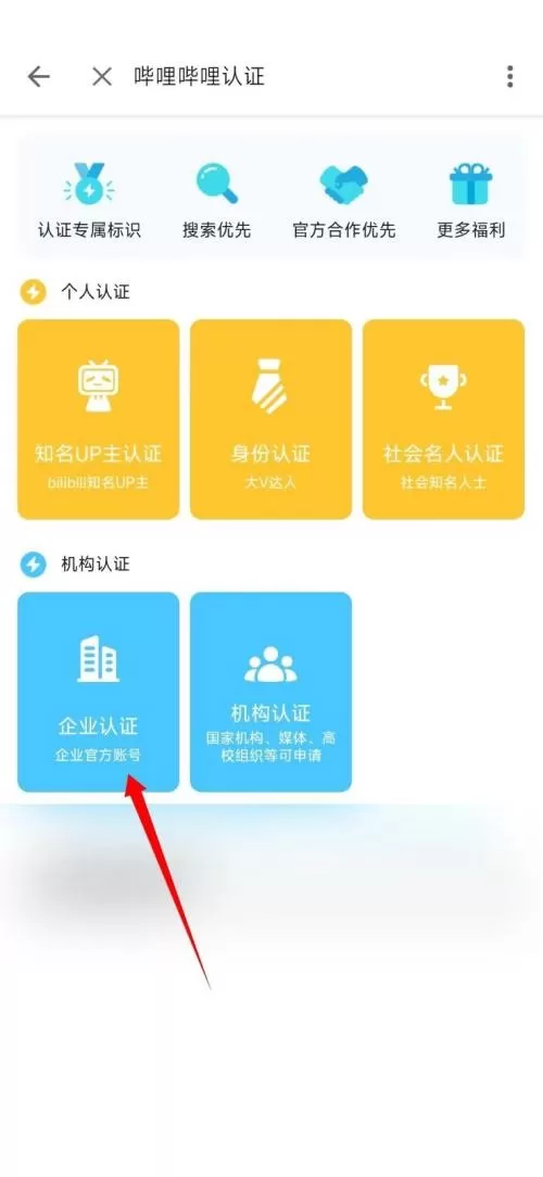 哔哩哔哩企业认证在哪里?哔哩哔哩企业认证教程