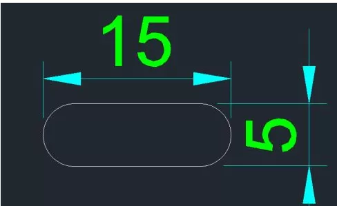 autocad2018如何快速绘制腰型孔?autocad2018快速绘制腰型孔的方法