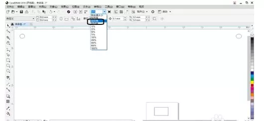coreldraw 2018如何使用缩放级别?coreldraw 2018使用缩放级别的方法